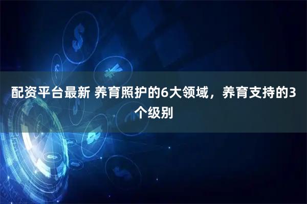 配资平台最新 养育照护的6大领域，养育支持的3个级别
